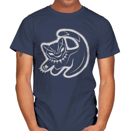 The Panther King - Best Seller - Mens T-Shirts RIPT Apparel Small / Navy