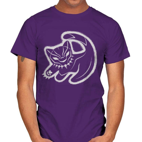 The Panther King - Best Seller - Mens T-Shirts RIPT Apparel Small / Purple