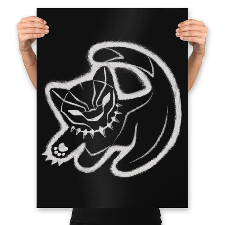 The Panther King - Best Seller - Prints Posters RIPT Apparel 18x24