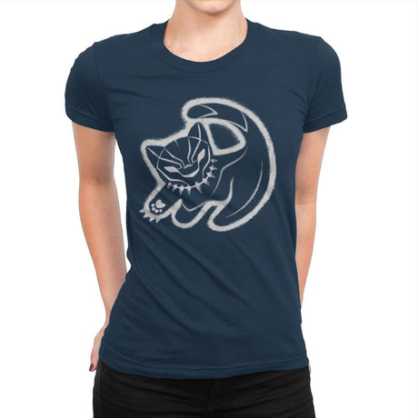 The Panther King - Best Seller - Womens Premium T-Shirts RIPT Apparel Small / Midnight Navy