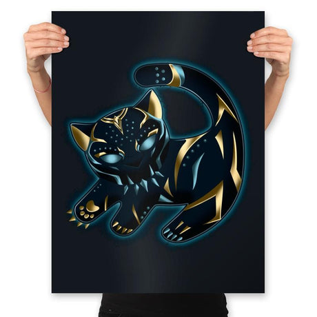 The Panther Queen - Prints Posters RIPT Apparel 18x24 / Black