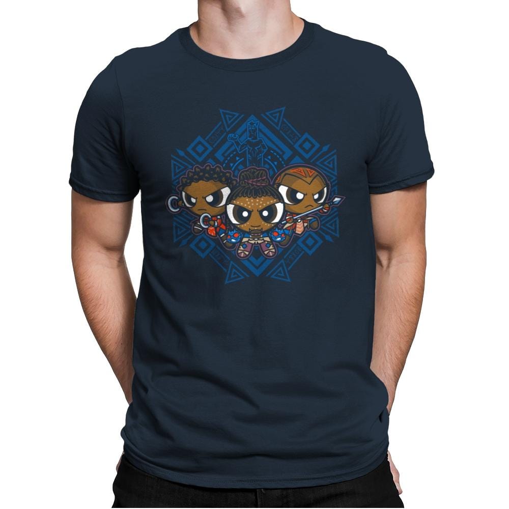 The Pantherpuff Girls Exclusive - Mens Premium T-Shirts RIPT Apparel Small / Indigo