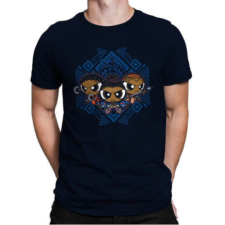 The Pantherpuff Girls Exclusive - Mens Premium T-Shirts RIPT Apparel Small / Midnight Navy