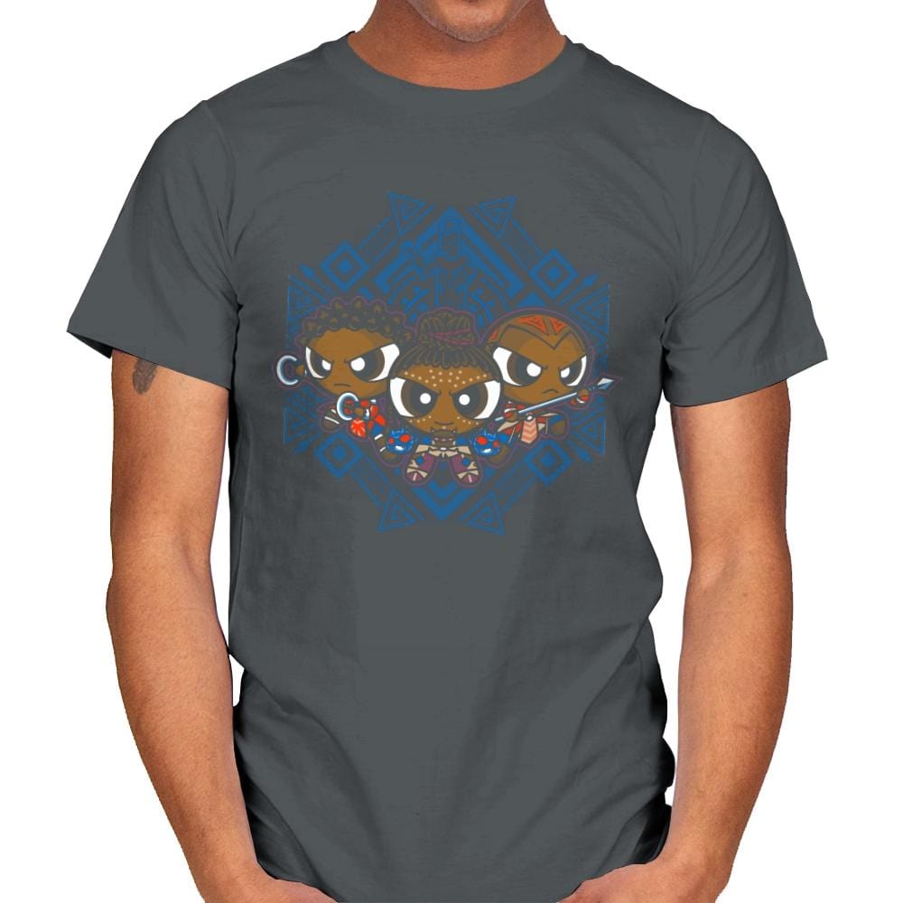 The Pantherpuff Girls Exclusive - Mens T-Shirts RIPT Apparel Small / Charcoal