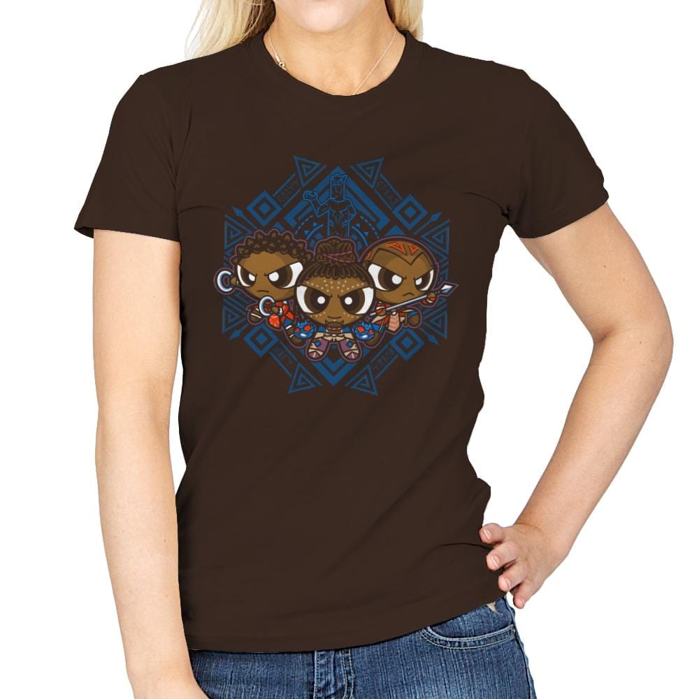 The Pantherpuff Girls Exclusive - Womens T-Shirts RIPT Apparel Small / Dark Chocolate
