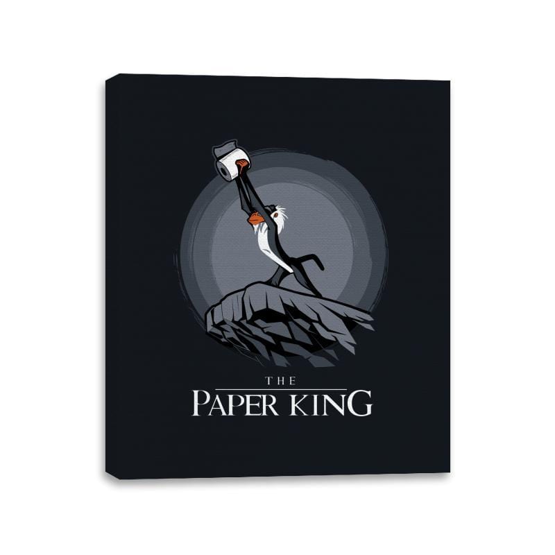 The Paper King - Canvas Wraps Canvas Wraps RIPT Apparel 11x14 / Black