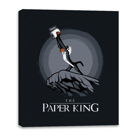 The Paper King - Canvas Wraps Canvas Wraps RIPT Apparel 16x20 / Black