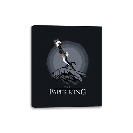 The Paper King - Canvas Wraps Canvas Wraps RIPT Apparel 8x10 / Black