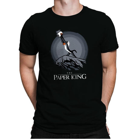 The Paper King - Mens Premium T-Shirts RIPT Apparel Small / Black