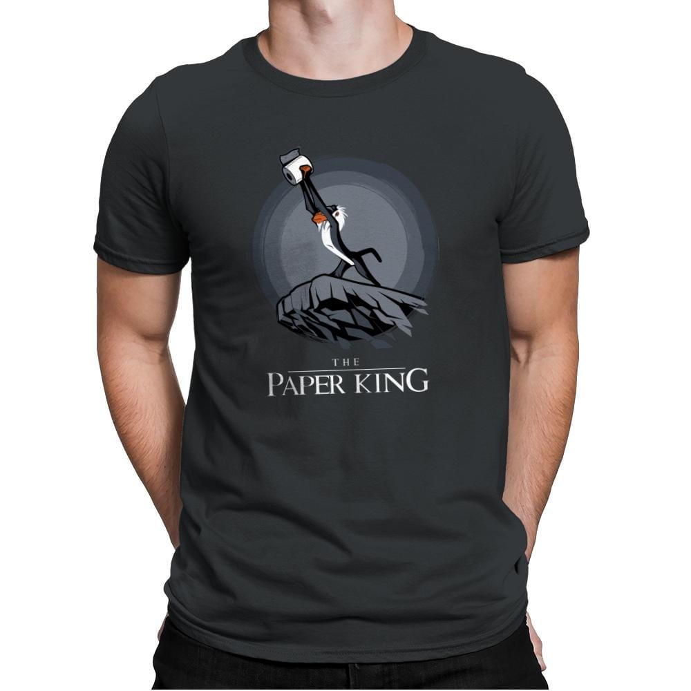 The Paper King - Mens Premium T-Shirts RIPT Apparel Small / Heavy Metal