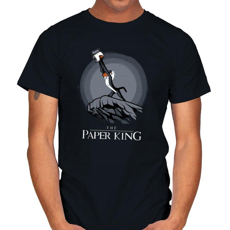 The Paper King - Mens T-Shirts RIPT Apparel Small / Black
