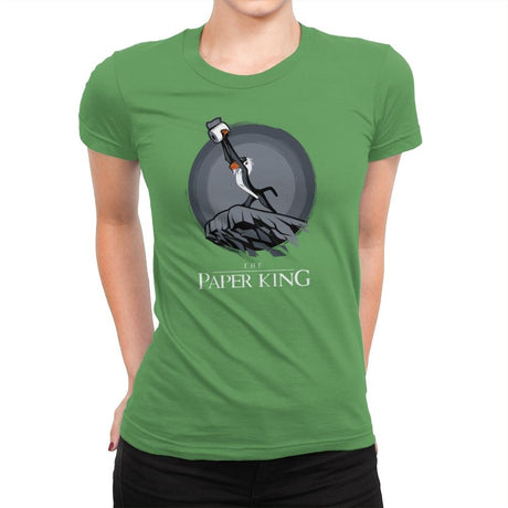 The Paper King - Womens Premium T-Shirts RIPT Apparel Small / Kelly