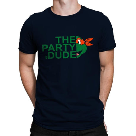 The Party Dude - Mens Premium T-Shirts RIPT Apparel Small / Midnight Navy