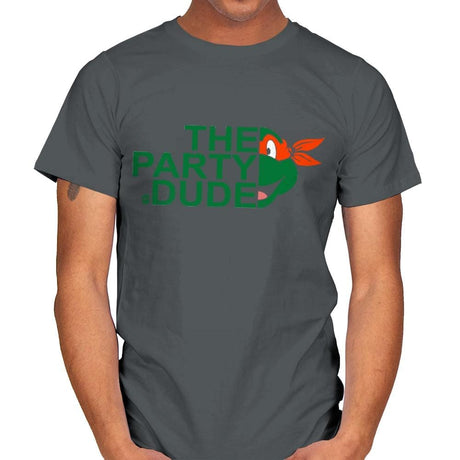 The Party Dude - Mens T-Shirts RIPT Apparel Small / Charcoal