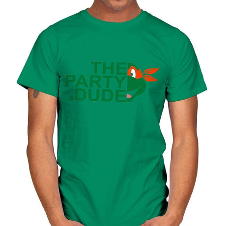 The Party Dude - Mens T-Shirts RIPT Apparel Small / Kelly