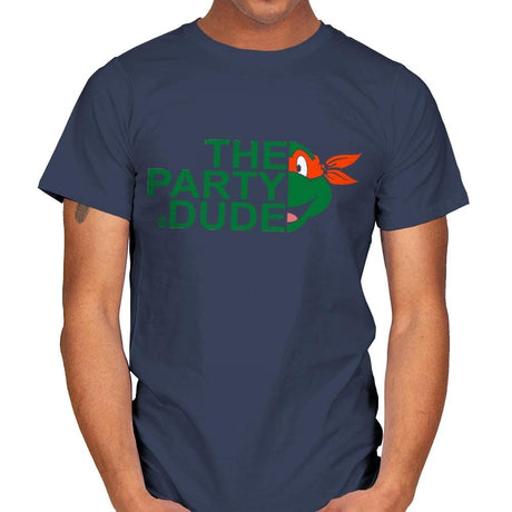 The Party Dude - Mens T-Shirts RIPT Apparel Small / Navy