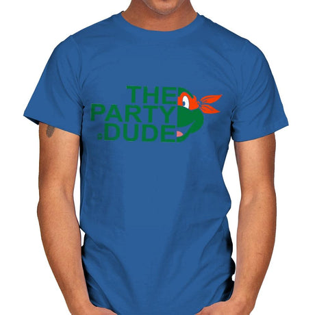 The Party Dude - Mens T-Shirts RIPT Apparel Small / Royal