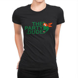 The Party Dude - Womens Premium T-Shirts RIPT Apparel Small / Black