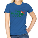 The Party Dude - Womens T-Shirts RIPT Apparel Small / Royal