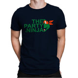 The Party Ninja - Mens Premium T-Shirts RIPT Apparel Small / Midnight Navy