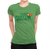 The Party Ninja - Womens Premium T-Shirts RIPT Apparel Small / Kelly