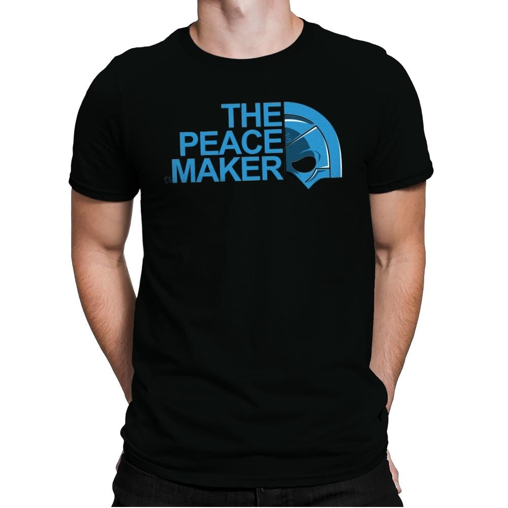 The Peace Face - Mens Premium T-Shirts RIPT Apparel Small / Black
