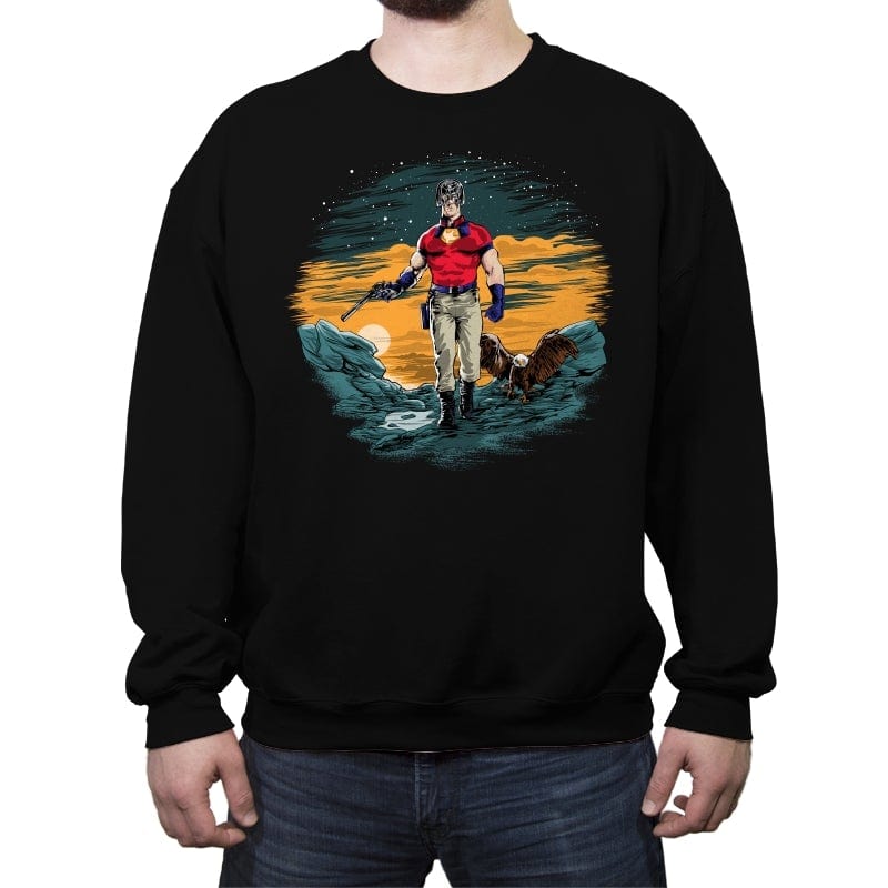 The Peacedalorian - Crew Neck Sweatshirt Crew Neck Sweatshirt RIPT Apparel Small / Black
