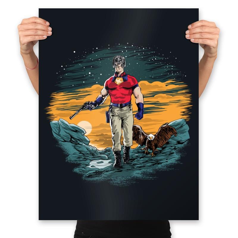 The Peacedalorian - Prints Posters RIPT Apparel 18x24 / Black