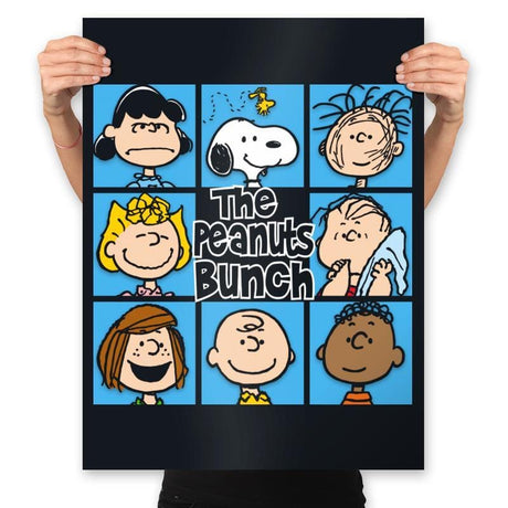 The Peanuts Bunch - Prints Posters RIPT Apparel 18x24 / Black