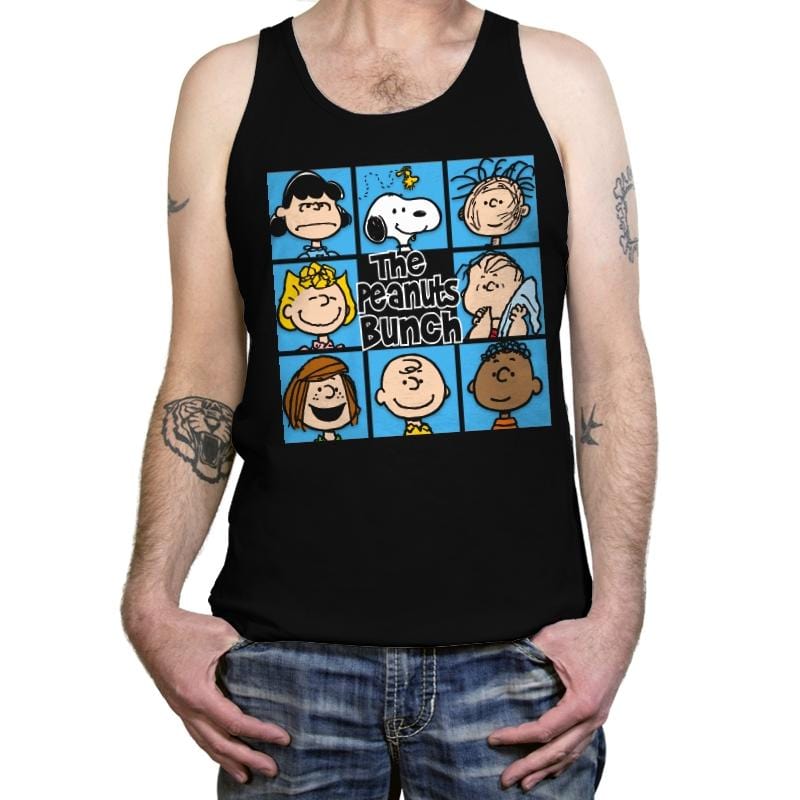 The Peanuts Bunch - Tanktop Tanktop RIPT Apparel X-Small / Black