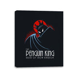 The Penguin King - Canvas Wraps Canvas Wraps RIPT Apparel 11x14 / Black