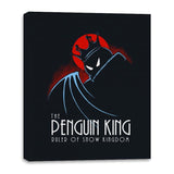 The Penguin King - Canvas Wraps Canvas Wraps RIPT Apparel 16x20 / Black