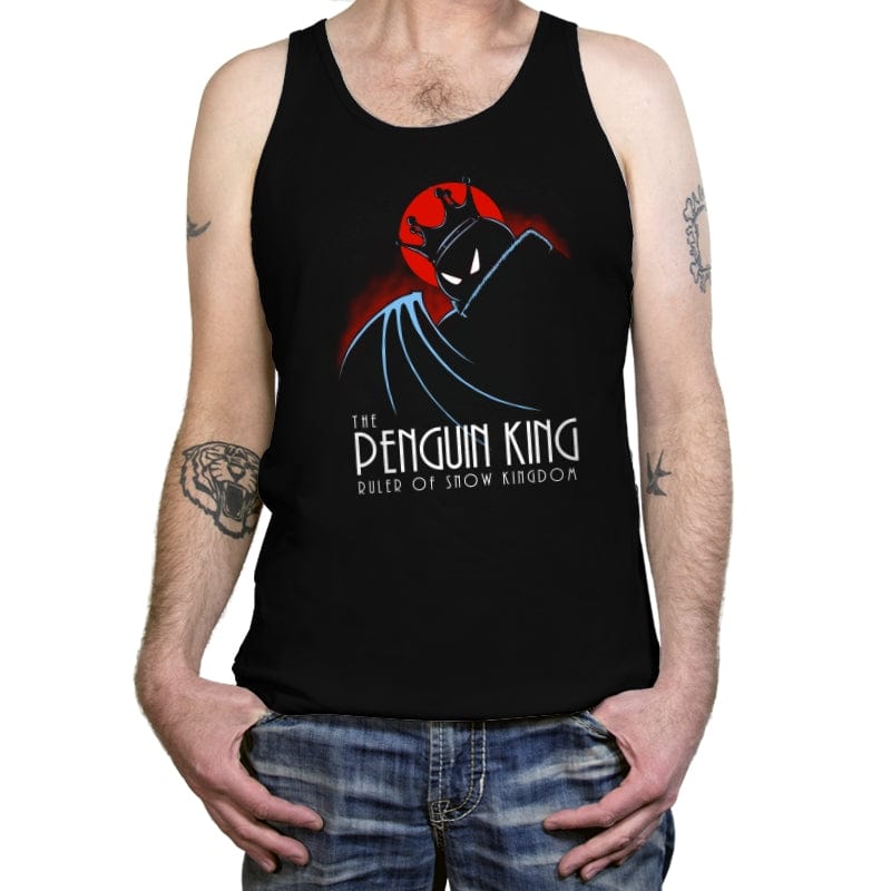 The Penguin King - Tanktop Tanktop RIPT Apparel X-Small / Black