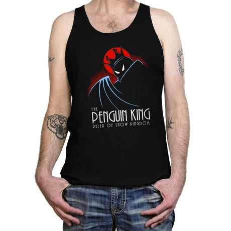 The Penguin King - Tanktop Tanktop RIPT Apparel X-Small / Black