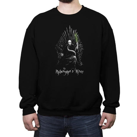 The Philosopher's Throne - Crew Neck Sweatshirt Crew Neck Sweatshirt RIPT Apparel