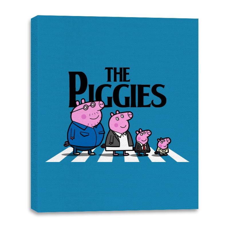 The Piggies - Canvas Wraps Canvas Wraps RIPT Apparel 16x20 / Sapphire