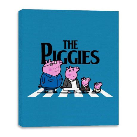 The Piggies - Canvas Wraps Canvas Wraps RIPT Apparel 16x20 / Sapphire