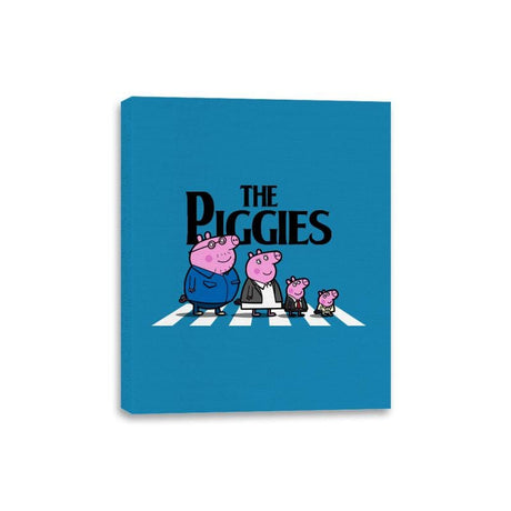 The Piggies - Canvas Wraps Canvas Wraps RIPT Apparel 8x10 / Sapphire