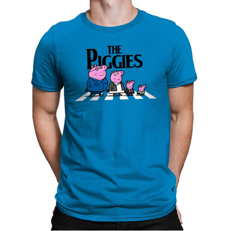 The Piggies - Mens Premium T-Shirts RIPT Apparel Small / Turqouise