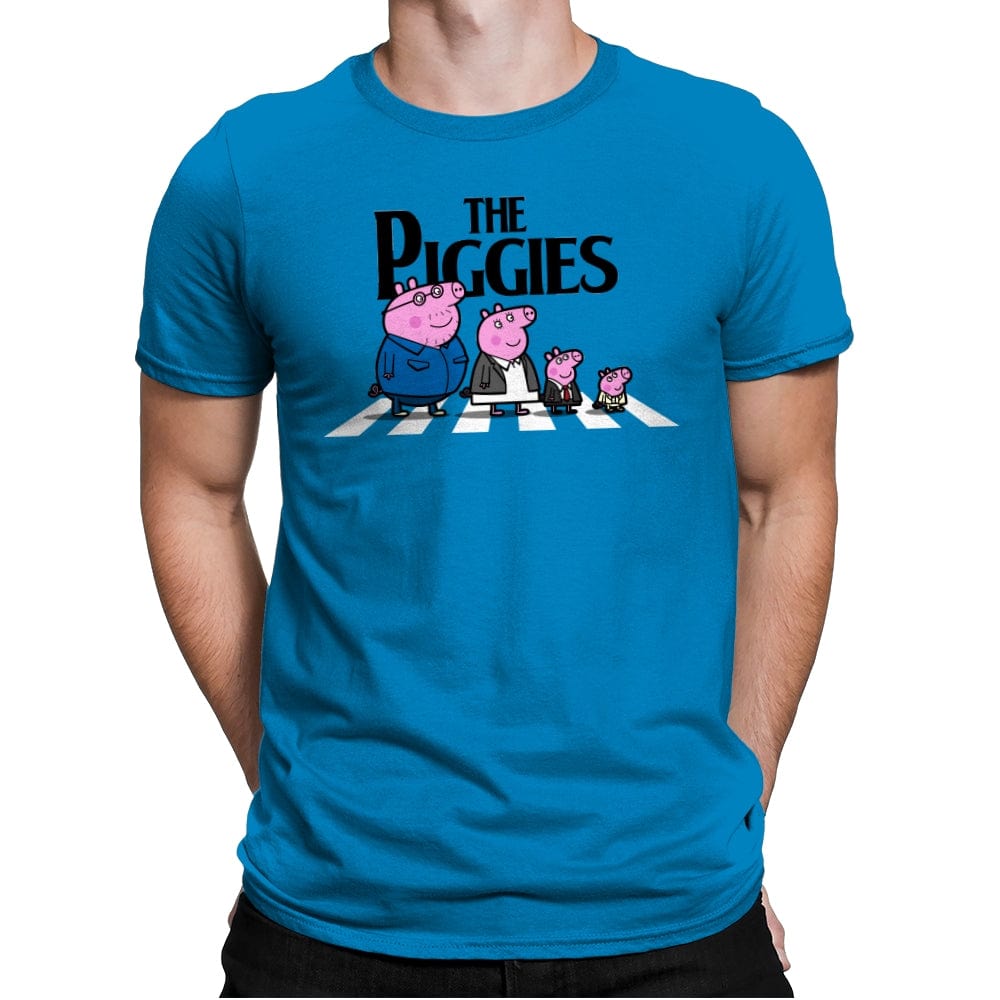 The Piggies - Mens Premium T-Shirts RIPT Apparel Small / Turqouise