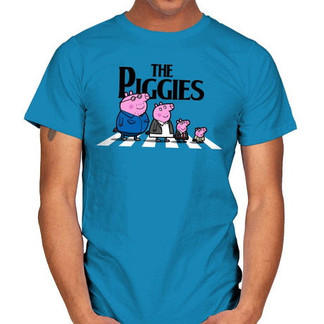 The Piggies - Mens T-Shirts RIPT Apparel Small / Sapphire
