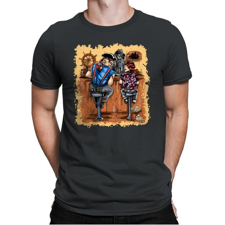 The Pirates - Mens Premium T-Shirts RIPT Apparel Small / Heavy Metal