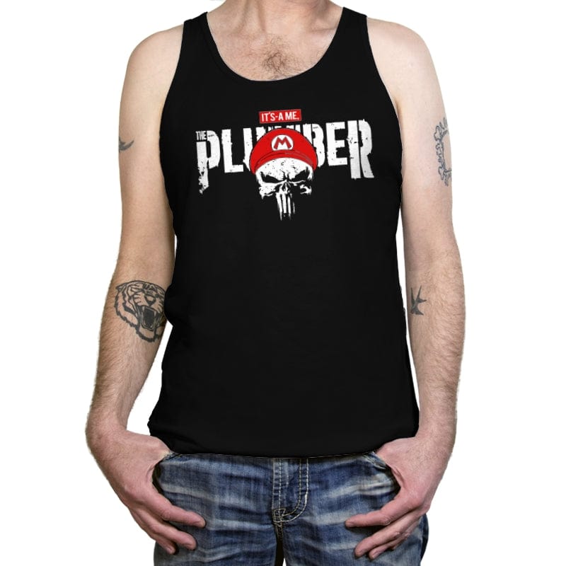 The Plumber-sher - Tanktop Tanktop RIPT Apparel X-Small / Black