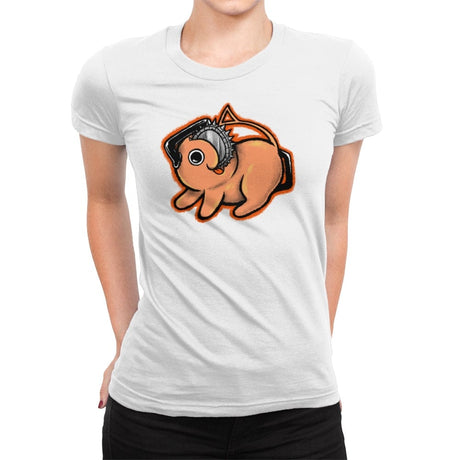 The Pochi King - Womens Premium T-Shirts RIPT Apparel Small / White