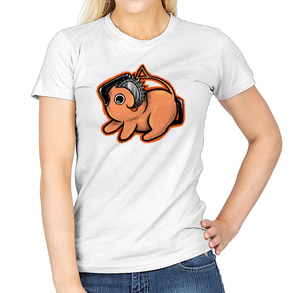 The Pochi King - Womens T-Shirts RIPT Apparel Small / White