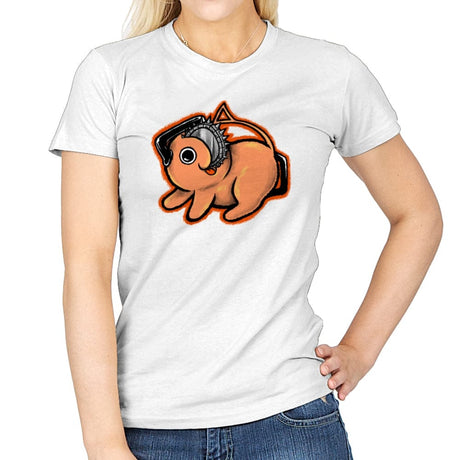 The Pochi King - Womens T-Shirts RIPT Apparel Small / White