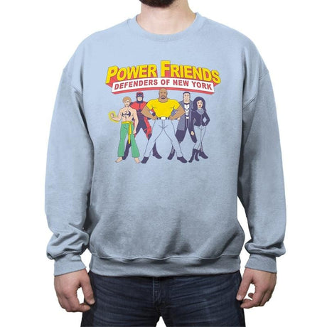 The Power Friends - Crew Neck Sweatshirt Crew Neck Sweatshirt RIPT Apparel