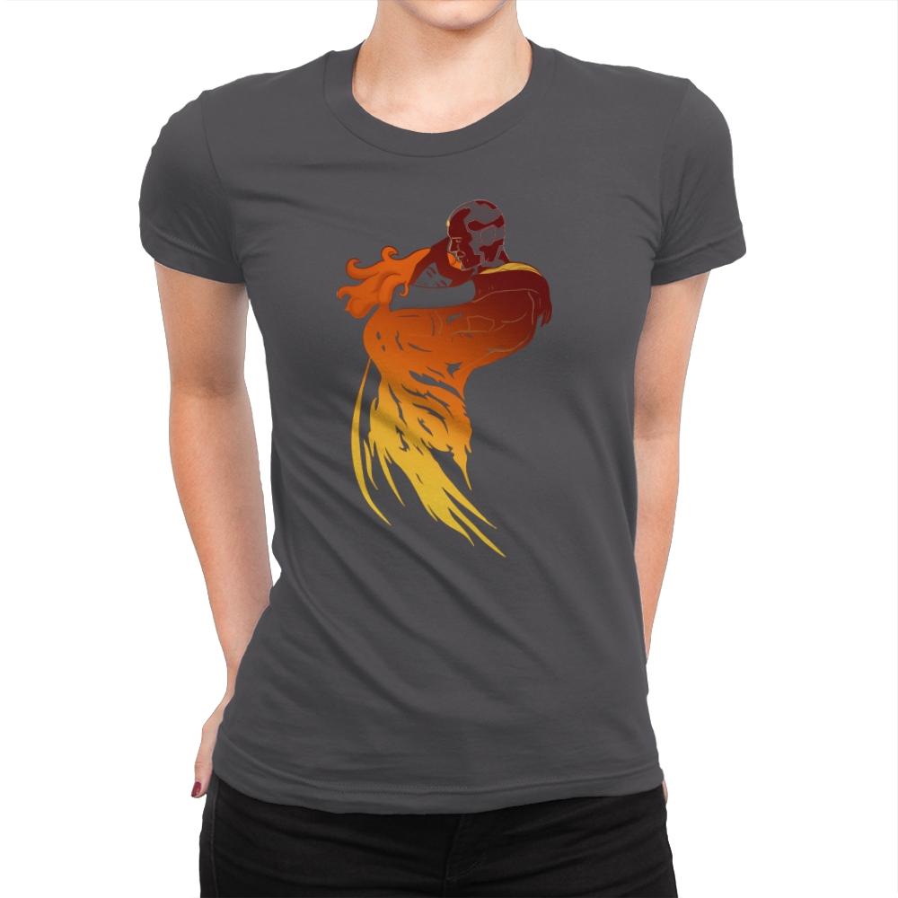 The Power of Love - Womens Premium T-Shirts RIPT Apparel Small / Heavy Metal