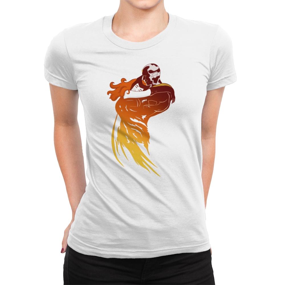 The Power of Love - Womens Premium T-Shirts RIPT Apparel Small / White