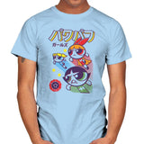 The Power Sentai Girls - Mens T-Shirts RIPT Apparel Small / Light Blue